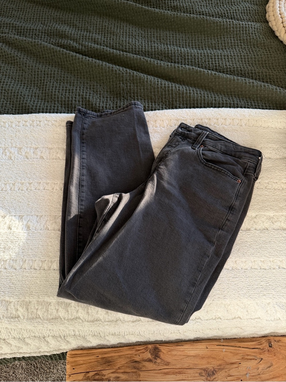 Old navy OG straight Dark Gray Slim Jeans